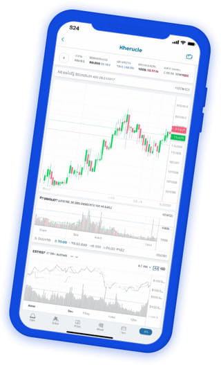 Panel de cartera en tiempo real de la aplicación de trading de criptomonedas Clara Caudalvia